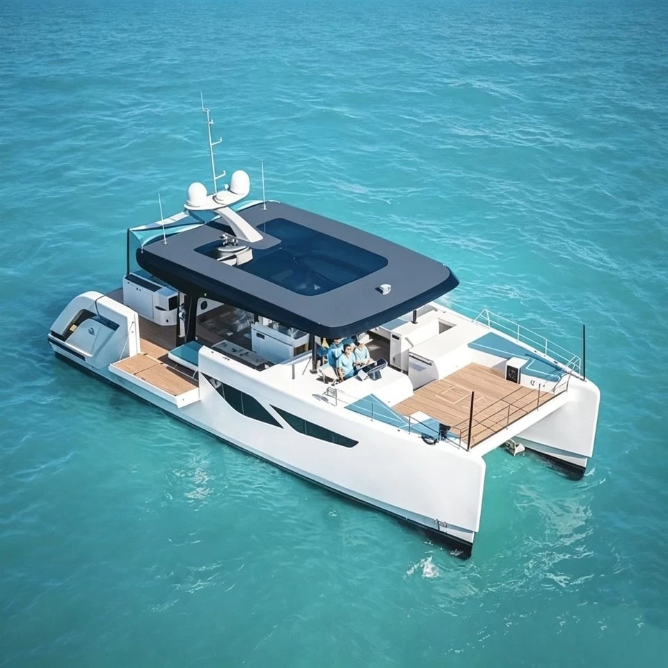 Du thuyền Catamaran tham quan